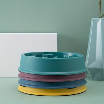 Healthy & Calm Eating: Anti-Choke, Non-Slip Slow Feeder Bowl for Dogs - Enhances Safe Eating Habits