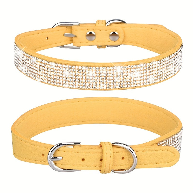 Rhinestone Dog Collar, Strong And Durable, Wear-resistant Dog Collar For Small Medium Large Dogs