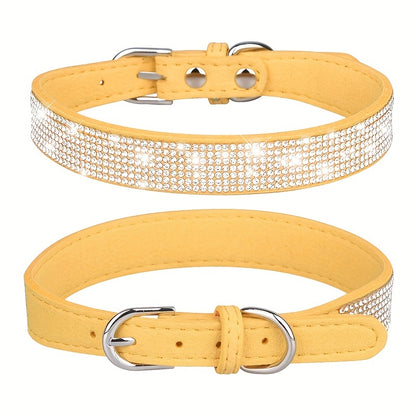 Rhinestone Dog Collar, Strong And Durable, Wear-resistant Dog Collar For Small Medium Large Dogs