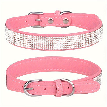 Rhinestone Dog Collar, Strong And Durable, Wear-resistant Dog Collar For Small Medium Large Dogs