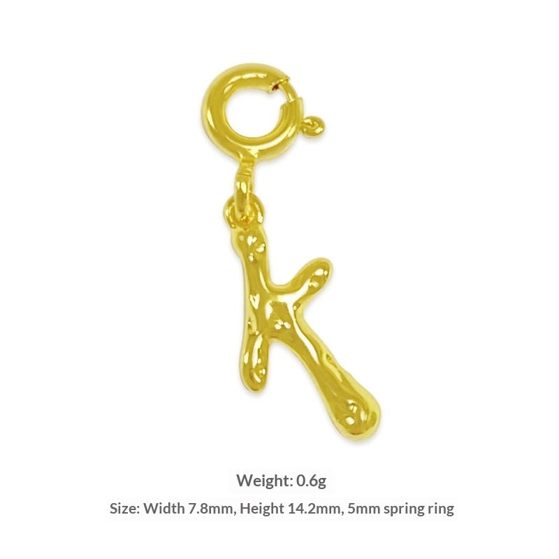 Happy Characters Series English Alphabet Necklace For Women