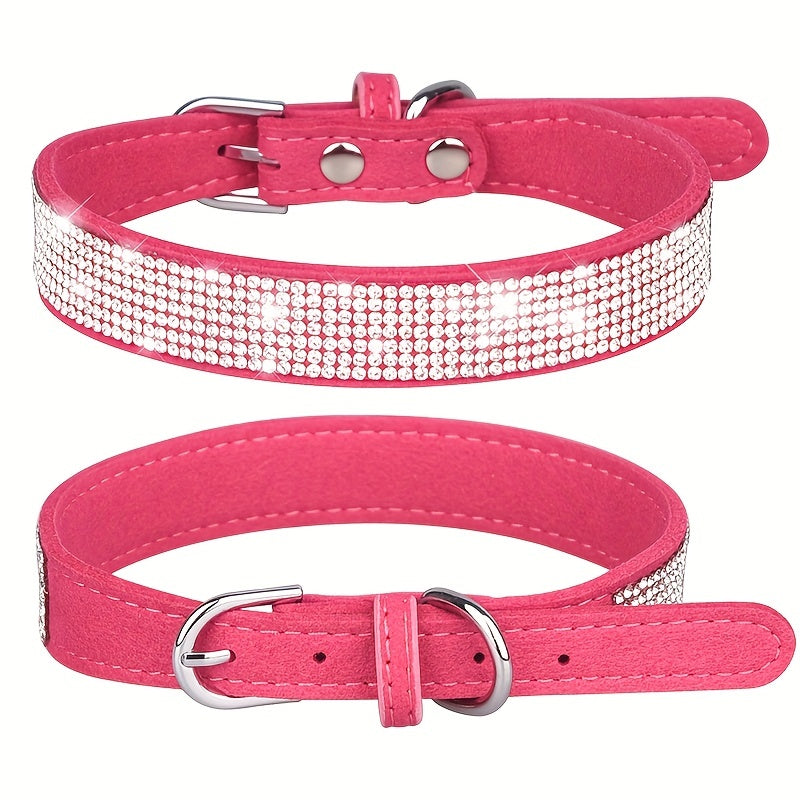 Rhinestone Dog Collar, Strong And Durable, Wear-resistant Dog Collar For Small Medium Large Dogs