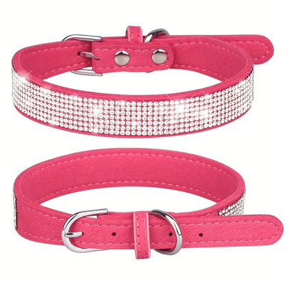 Rhinestone Dog Collar, Strong And Durable, Wear-resistant Dog Collar For Small Medium Large Dogs
