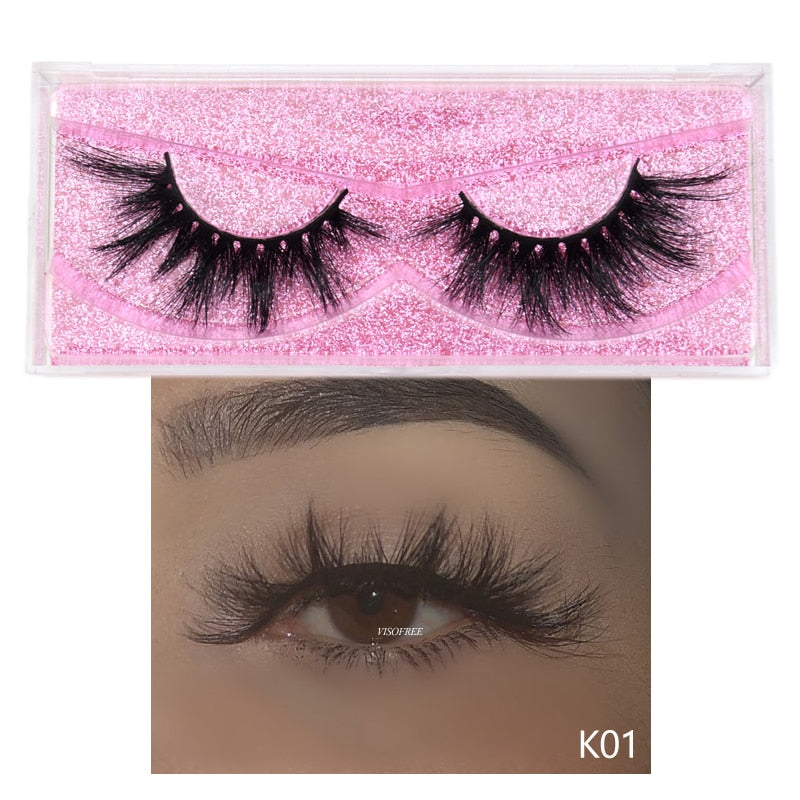 Visofree 5D Mink Eyelashes Long Lasting Mink Lashes - Giftcare 