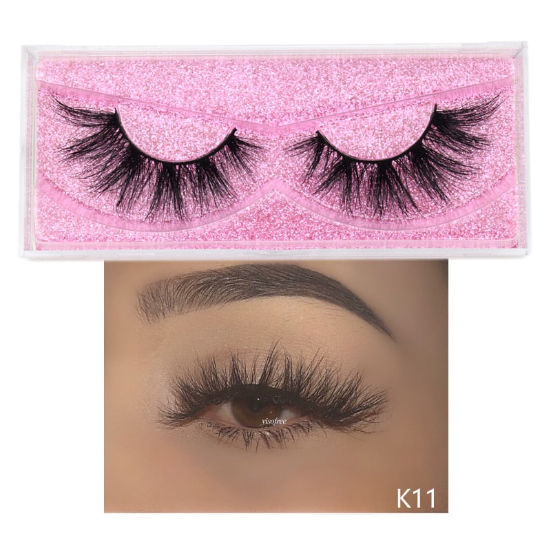 Visofree 5D Mink Eyelashes Long Lasting Mink Lashes - Giftcare 