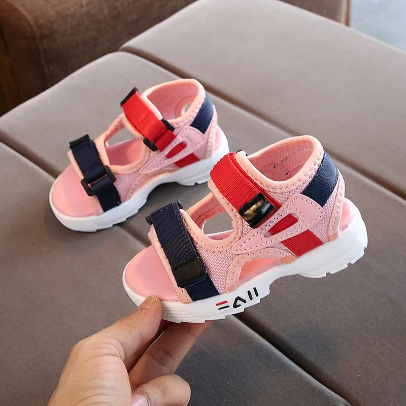 2020 summer new children's sandals baby toddler shoes girls beach shoes soft bottom non-slip boys sports sandals leisure 21-30 - Giftcare 