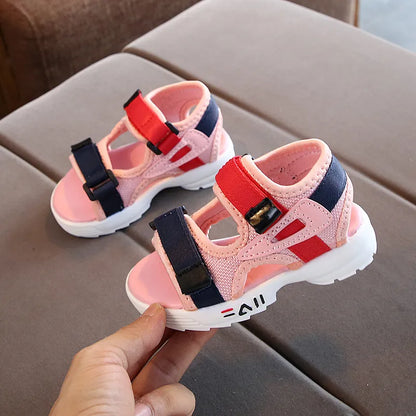 2020 summer new children's sandals baby toddler shoes girls beach shoes soft bottom non-slip boys sports sandals leisure 21-30 - Giftcare 
