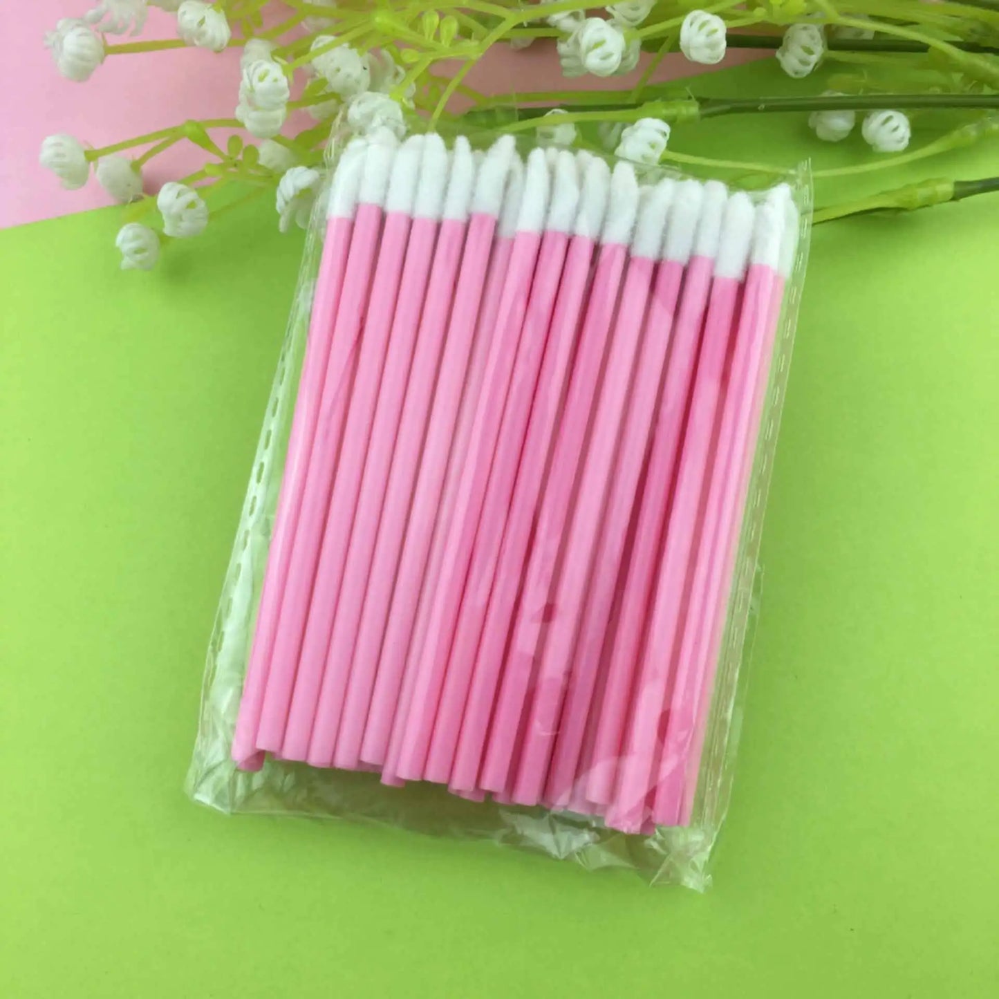 5/50pcs New Disposable Cosmetic Lip Brush Lipstick Lip Glossy Wands Pen Cleaner Applicator Eyeshadow Gloss Makeup Brushes Tools - Giftcare 