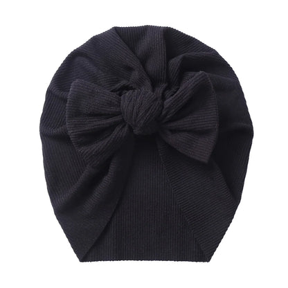 Baby Accessories For Newborn Toddler Kids Baby Girl Boy Turban Cotton Beanie Hat Winter Cap Knot Solid Soft Hospital Caps
