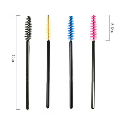 Disposable Eyelash Extension 5/50Pcs Eyebrow brush Mascara Wand Applicator Spoolers Eye Lashes Cosmetic Brushes Set makeup tools - Giftcare 