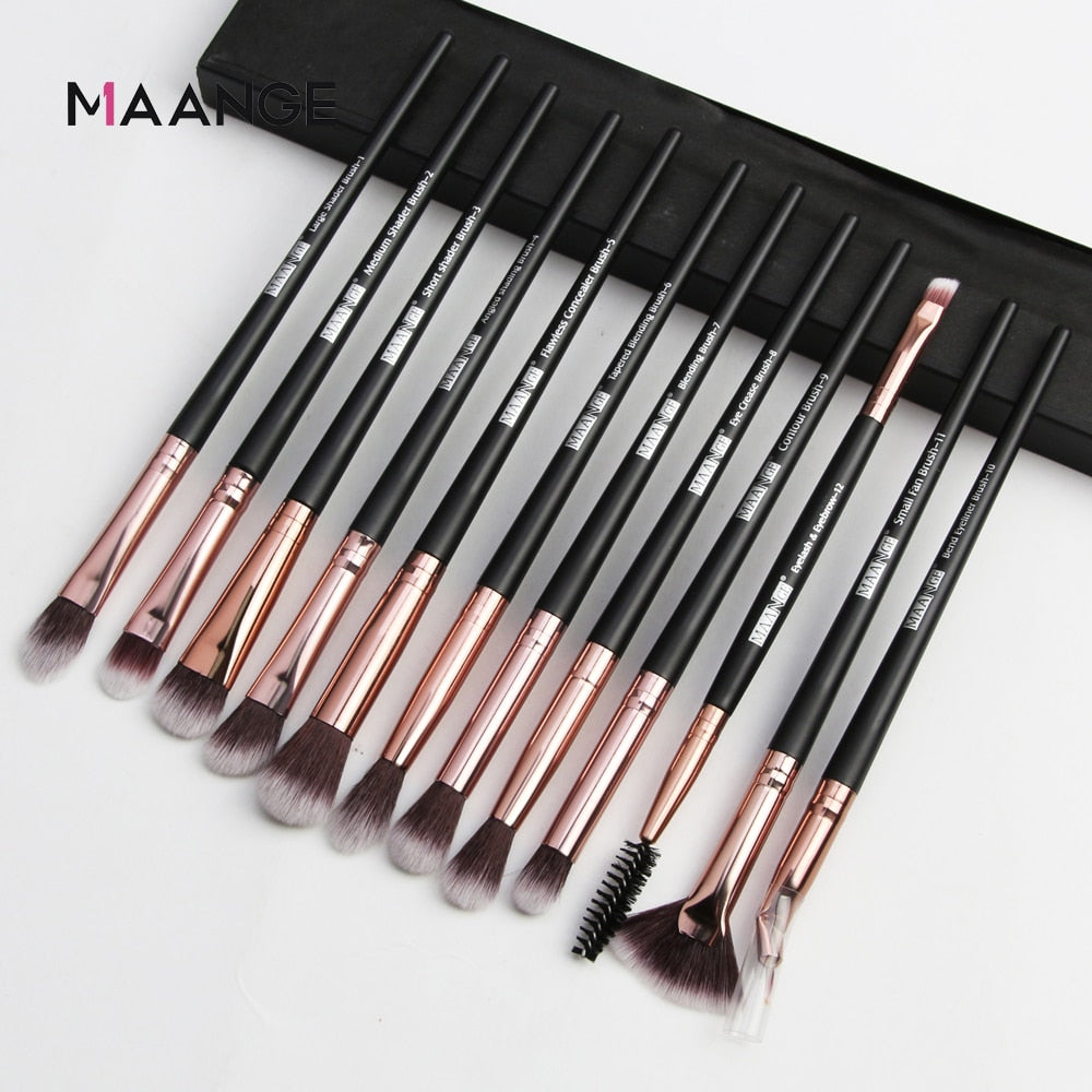 MAANGE Makeup Brushes Pro Pink Brush Set - Giftcare 