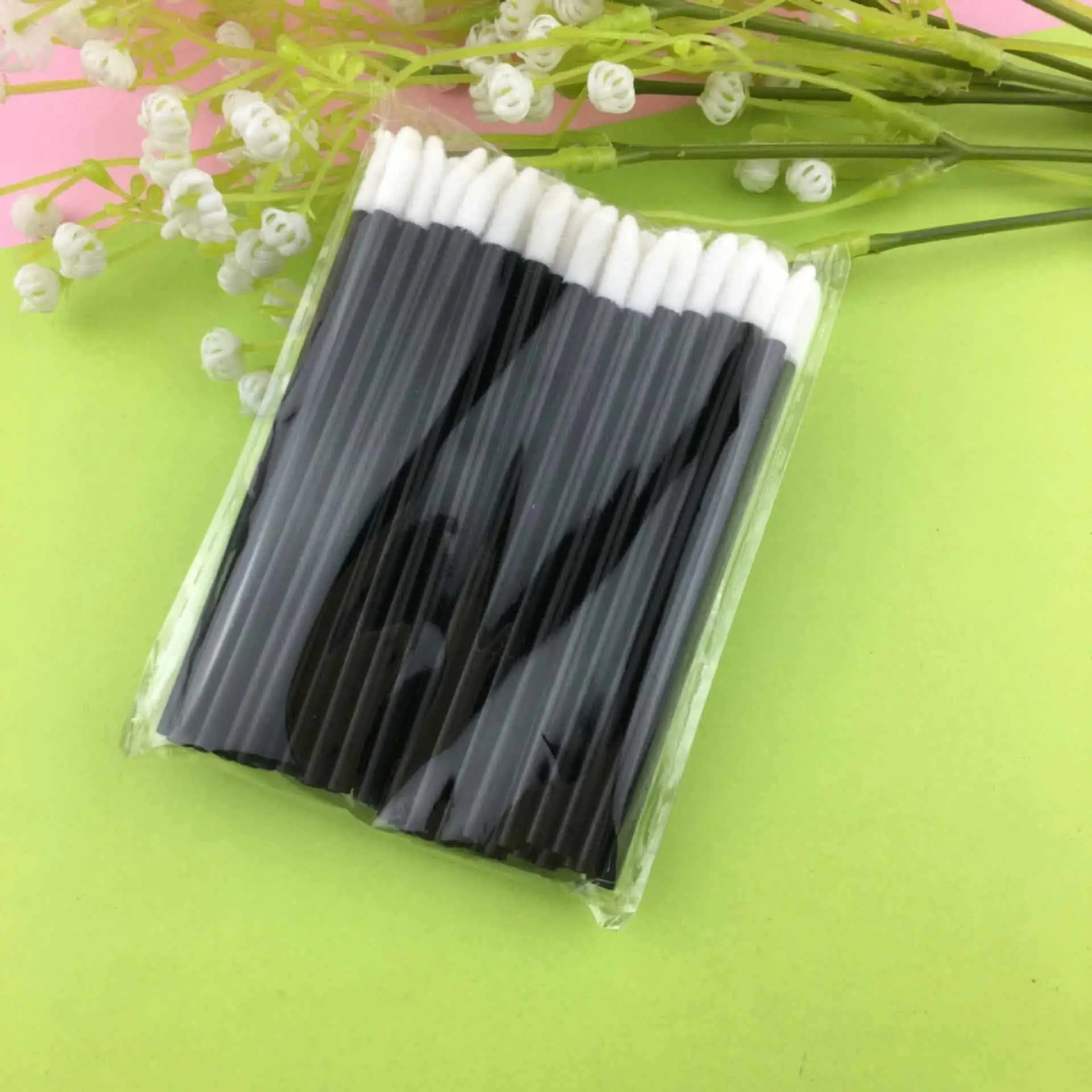 5/50pcs New Disposable Cosmetic Lip Brush Lipstick Lip Glossy Wands Pen Cleaner Applicator Eyeshadow Gloss Makeup Brushes Tools - Giftcare 