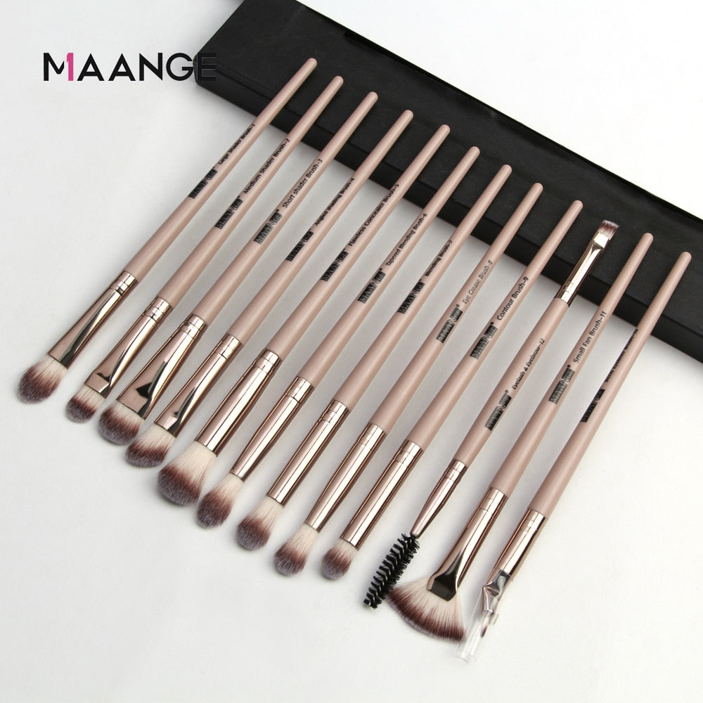 MAANGE Makeup Brushes Pro Pink Brush Set - Giftcare 