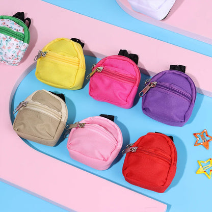1PC New Fashion Doll Bag For Kids Above 3+ Cute Mini Backpack Rucksack Travel Case Keychain Haversack Child Gift Accessories