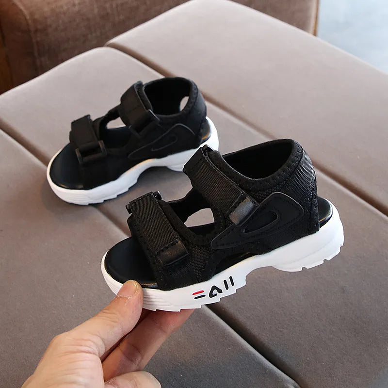 2020 summer new children's sandals baby toddler shoes girls beach shoes soft bottom non-slip boys sports sandals leisure 21-30 - Giftcare 