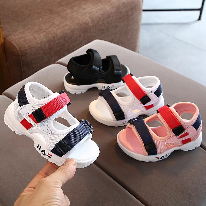 2020 summer new children's sandals baby toddler shoes girls beach shoes soft bottom non-slip boys sports sandals leisure 21-30 - Giftcare 
