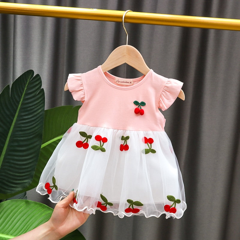6 9 12 18 24 M baby girls clothes birthday tutu dresses dress for newborn baby girls summer clothing toddler infant baby dress - Giftcare 