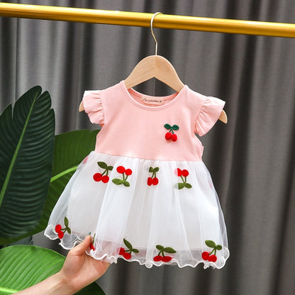 6 9 12 18 24 M baby girls clothes birthday tutu dresses dress for newborn baby girls summer clothing toddler infant baby dress - Giftcare 