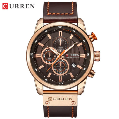 Top Brand Luxury Chronograph Quartz Watch Men Sports Watches Military Army Male Wrist Watch Clock CURREN relogio masculino - Giftcare 