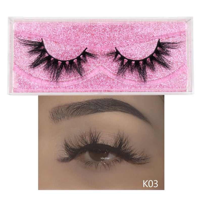 Visofree 5D Mink Eyelashes Long Lasting Mink Lashes - Giftcare 