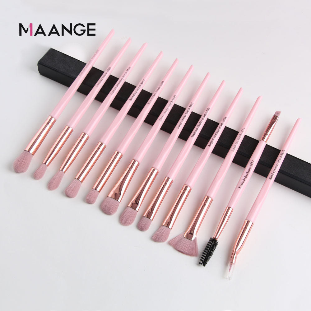 MAANGE Makeup Brushes Pro Pink Brush Set - Giftcare 