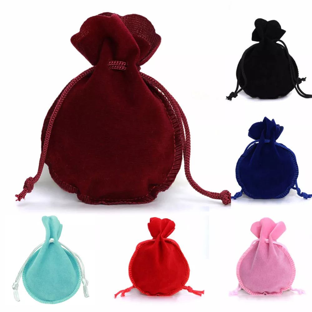 1-10pcs/lot Drawstring Velvet Bag Drawstring Calabash Pouch Jewelry Packaging Bag Wedding/Christmas Favor Pouches & Gift Bags - Giftcare 