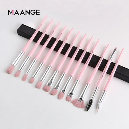 MAANGE Makeup Brushes Pro Pink Brush Set - Giftcare 