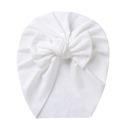 Baby Accessories For Newborn Toddler Kids Baby Girl Boy Turban Cotton Beanie Hat Winter Cap Knot Solid Soft Hospital Caps