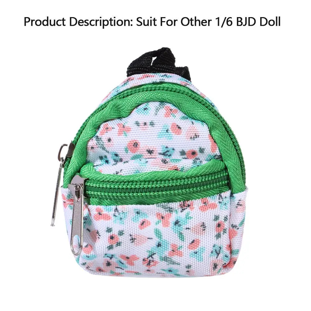 1PC New Fashion Doll Bag For Kids Above 3+ Cute Mini Backpack Rucksack Travel Case Keychain Haversack Child Gift Accessories