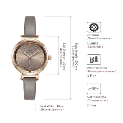 IBSO 8 MM Ultra-Thin Wrist Women Watches Luxury Female Clock Fashion Montre Femme 2022 Ladies Quartz Watch Relogio Feminino - Giftcare 
