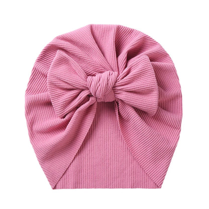 Baby Accessories For Newborn Toddler Kids Baby Girl Boy Turban Cotton Beanie Hat Winter Cap Knot Solid Soft Hospital Caps