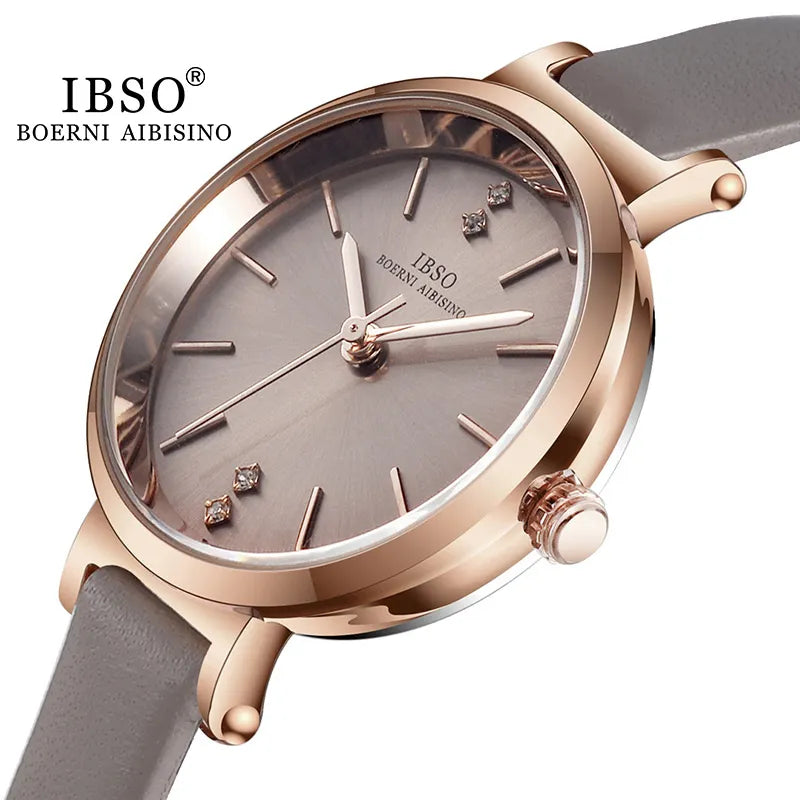 IBSO 8 MM Ultra-Thin Wrist Women Watches Luxury Female Clock Fashion Montre Femme 2022 Ladies Quartz Watch Relogio Feminino - Giftcare 