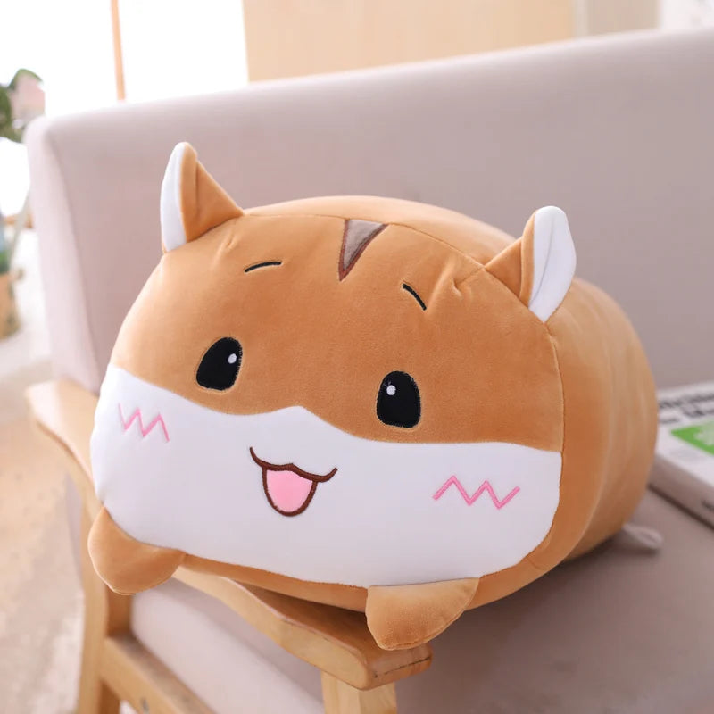 20cm Kawaii Animal Dinosaur Pig Cat Bear Plush Toy Soft Panda Hamster Elephant Deer Stuffed Doll Pillow Birthday Gift