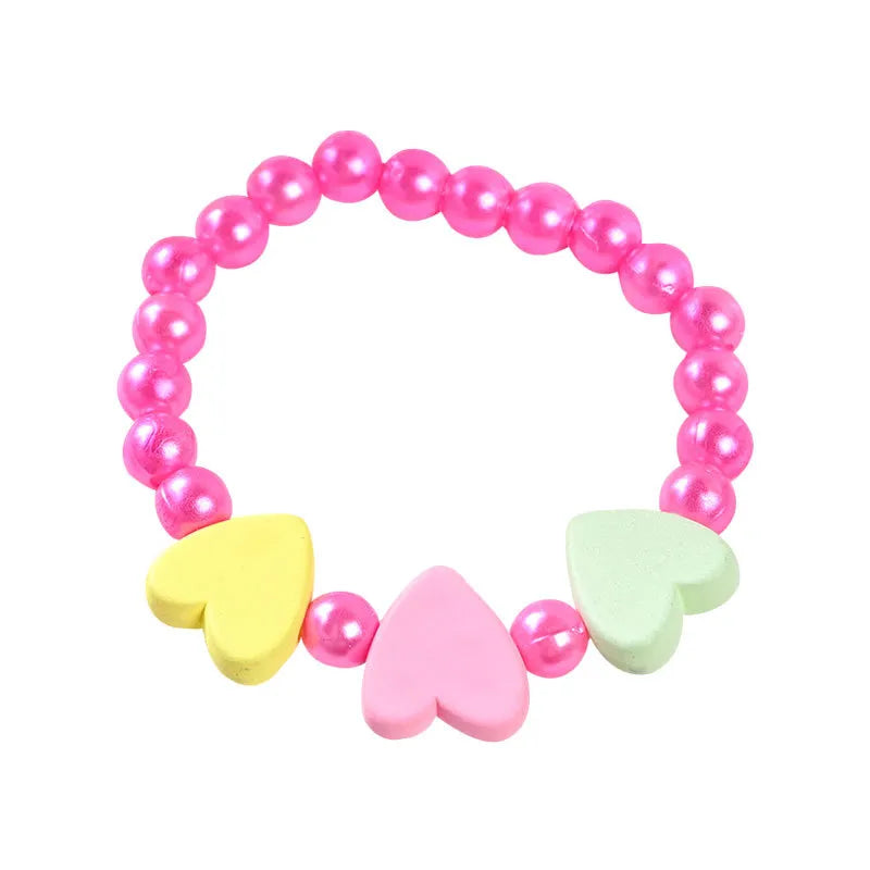 Children's Necklaces Female Unicorn Cartoon Princess Jewelry Girls Bracelets Baby Accessories Kids Jewelry Gifts - Giftcare 