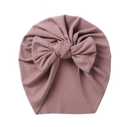 Baby Accessories For Newborn Toddler Kids Baby Girl Boy Turban Cotton Beanie Hat Winter Cap Knot Solid Soft Hospital Caps