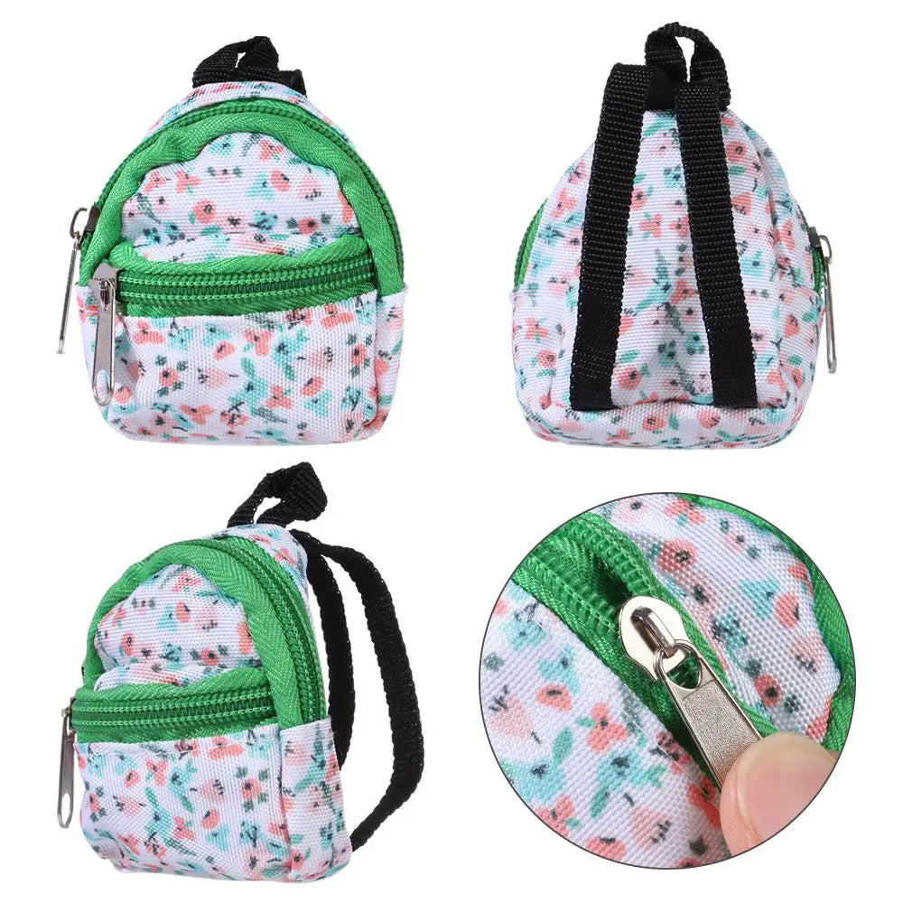 1PC New Fashion Doll Bag For Kids Above 3+ Cute Mini Backpack Rucksack Travel Case Keychain Haversack Child Gift Accessories