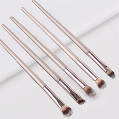 4/10pcs Champagne makeup brushes set for cosmetic foundation powder - Giftcare 