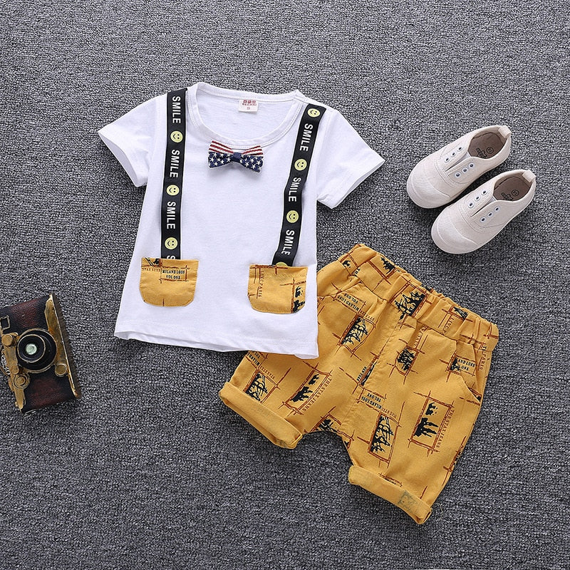Baby Boy Clothes Summer Children Clothing Cartoon New Kids Cotton Cute  Sets Baby Boy Outfit Costumes Baby Clothing Set - Giftcare 