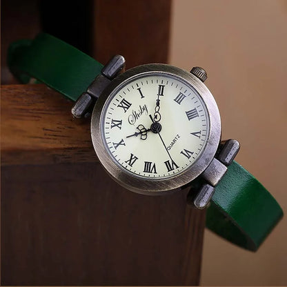 Shsby New Fashion Hot-Selling Leather Female Watch ROMA Vintage Watch Women Dress Watches - Giftcare 