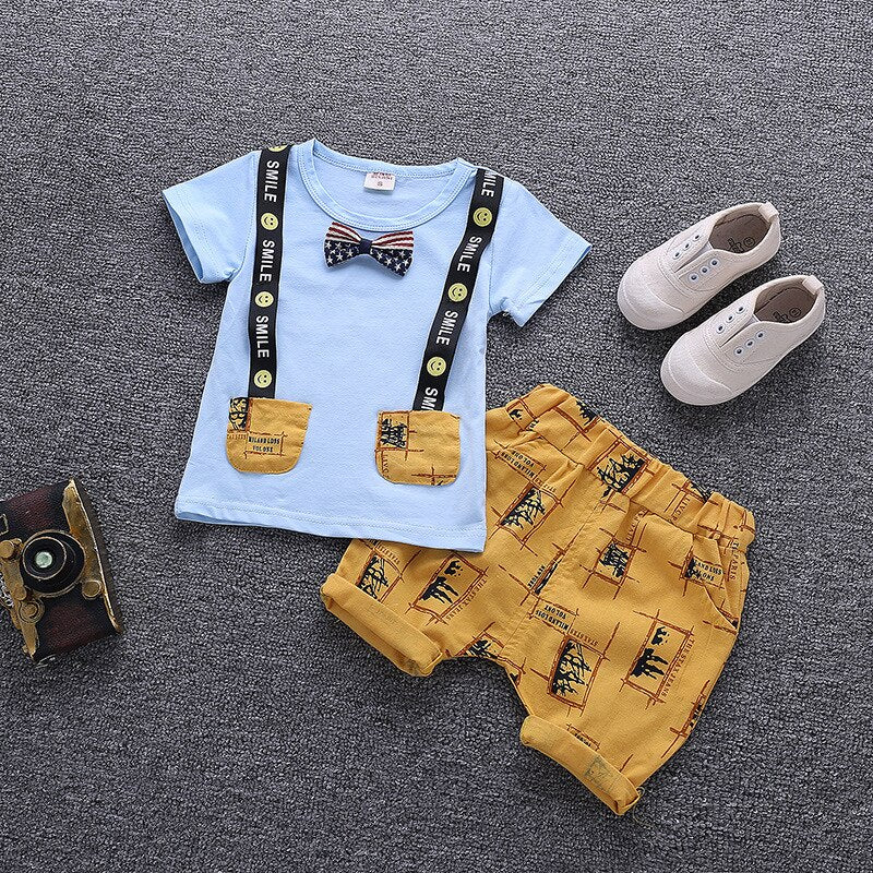 Baby Boy Clothes Summer Children Clothing Cartoon New Kids Cotton Cute  Sets Baby Boy Outfit Costumes Baby Clothing Set - Giftcare 