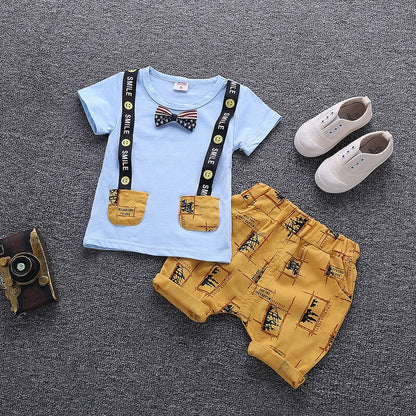 Baby Boy Clothes Summer Children Clothing Cartoon New Kids Cotton Cute  Sets Baby Boy Outfit Costumes Baby Clothing Set - Giftcare 