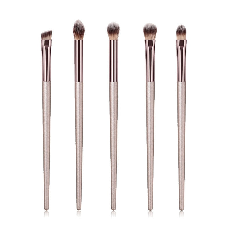 4/10pcs Champagne makeup brushes set for cosmetic foundation powder - Giftcare 