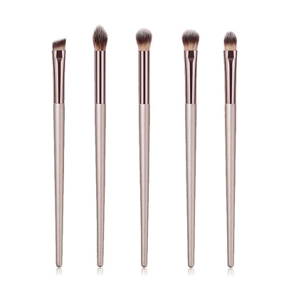 4/10pcs Champagne makeup brushes set for cosmetic foundation powder - Giftcare 