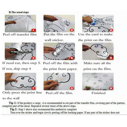 Large size abstract horse pattern waterproof vinyl art horse mural wall decal stickers wall decoration free shipping - Giftcare 