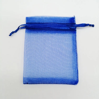 100pcs/lot 5x7/7x9/10x15cm Organza Jewelry Bags Pouch Organza Drawstring Bag Jewelry Packaging For Jewelry Pouches Jewellery Bag - Giftcare 