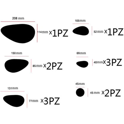 12pcs/set 3d Diy wall sticker decoration mirror wall stickers for TV background home decor Modern Acrylic decoration wall art - Giftcare 