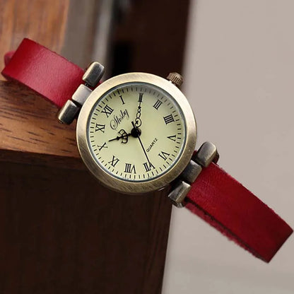 Shsby New Fashion Hot-Selling Leather Female Watch ROMA Vintage Watch Women Dress Watches - Giftcare 