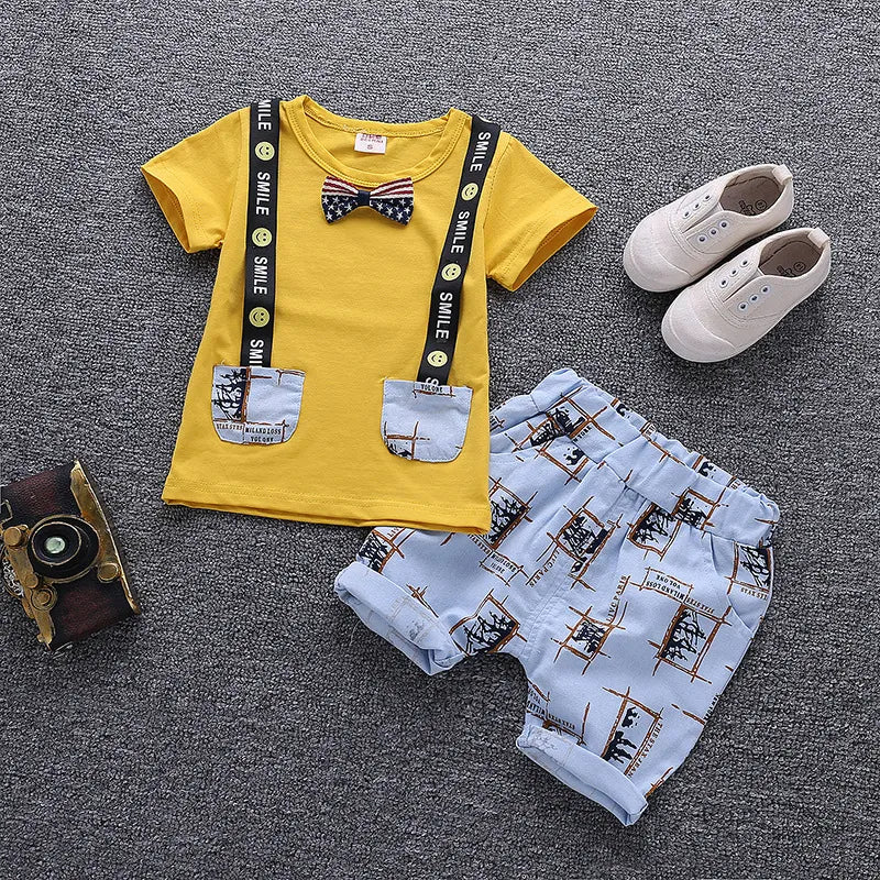 Baby Boy Clothes Summer Children Clothing Cartoon New Kids Cotton Cute  Sets Baby Boy Outfit Costumes Baby Clothing Set - Giftcare 