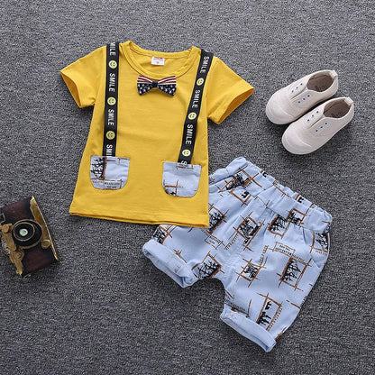 Baby Boy Clothes Summer Children Clothing Cartoon New Kids Cotton Cute  Sets Baby Boy Outfit Costumes Baby Clothing Set - Giftcare 