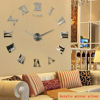top fashion new free shipping Modern clock watch Wall Stickers clocks reloj de pared home decoration horloge Needle Quartz - Giftcare 